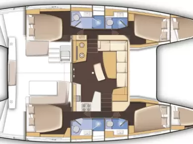 Hire Catamaran Lagoon with a boat licence