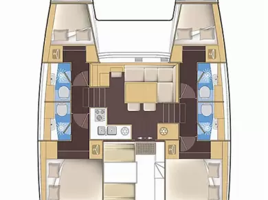 Lagoon Lagoon 39 charter bareboat or skippered in  Punat