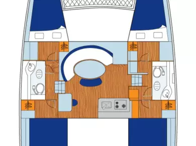 Yacht hire Alimos cheap Lagoon 380 S2