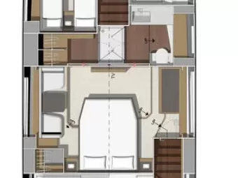 Jeanneau Prestige 520 Flybridge - 3 + 1 cab. charter bareboat or skippered in  Split