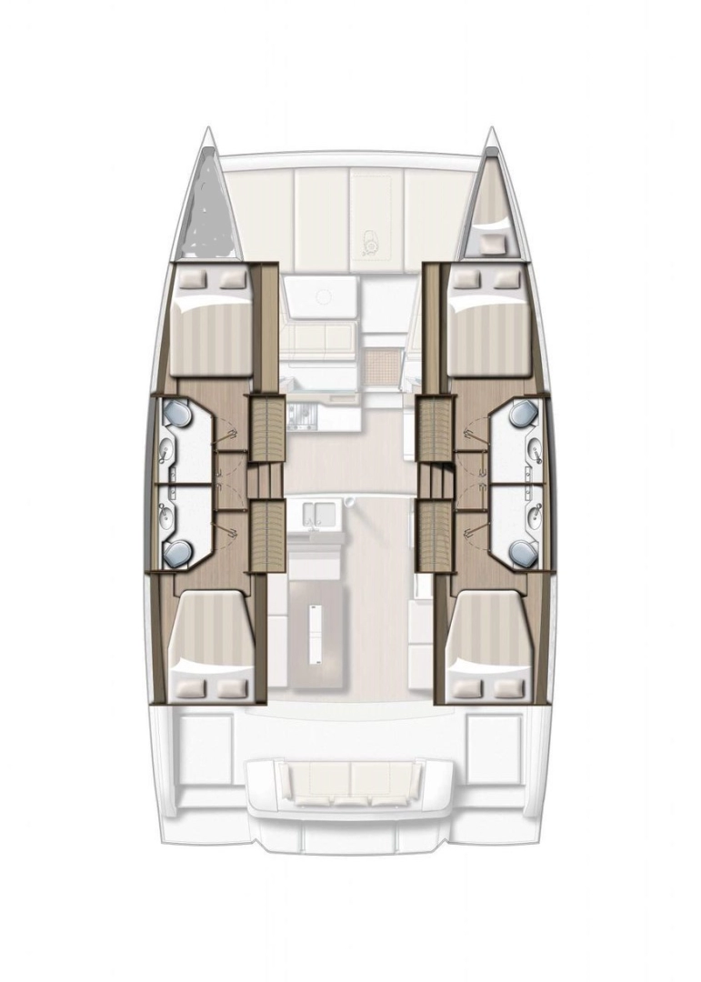 Catamaran to hire Trogir at the best price