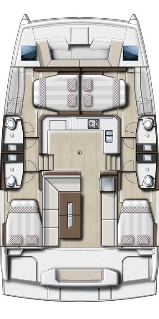 Yacht hire Biograd na Moru cheap Bali Catspace Voile