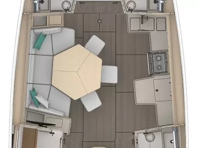 Yacht hire Tribunj cheap Dufour 44