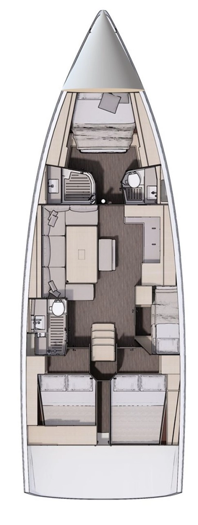 Yacht hire Sukošan cheap Dufour 470