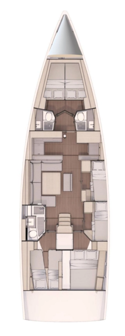 Charter a Dufour Dufour 530 in Trogir on Samboat