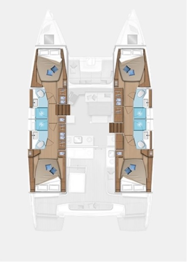 Hire Catamaran with or without skipper Lagoon Trogir