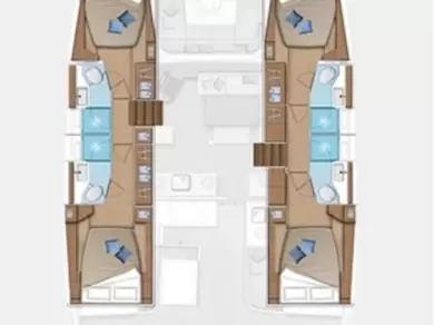 Hire Catamaran with or without skipper Lagoon Trogir