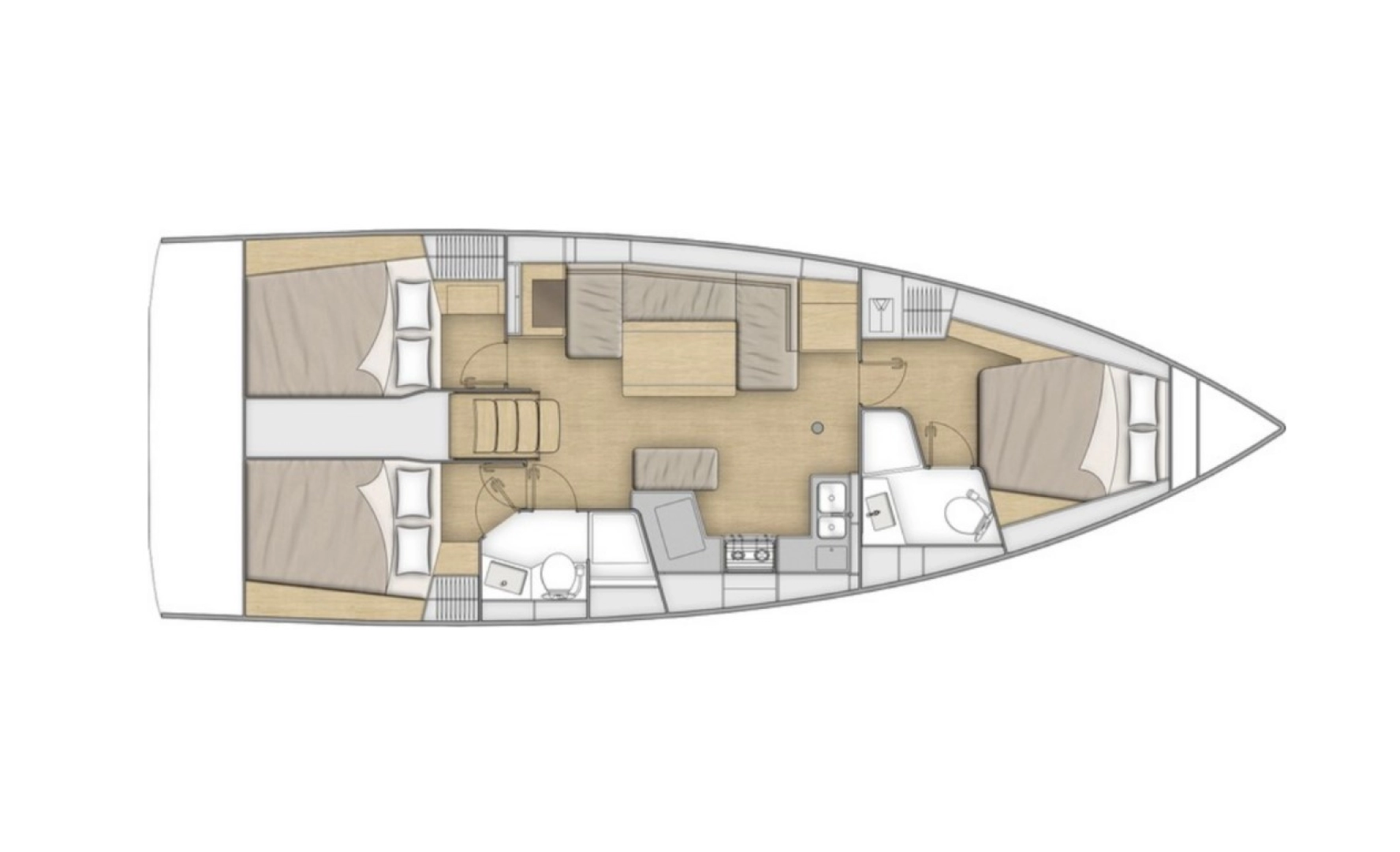 Yacht charter Split - Bénéteau Oceanis 40.1 on SamBoat