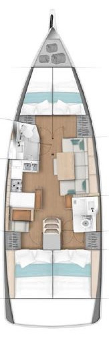 Hire Sailboat Jeanneau with a boat licence