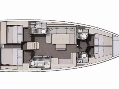Hire Sailboat Dufour with a boat licence
