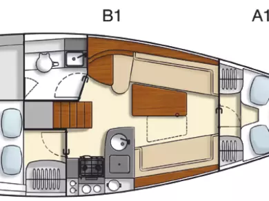 Sailboat hire in Alimos - Hanse Hanse 325