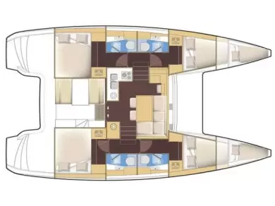 Lagoon Lagoon 40 charter bareboat or skippered in  Alimos