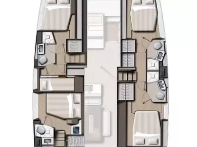 Yacht charter Sukošan - Bali Bali 4.6 on SamBoat