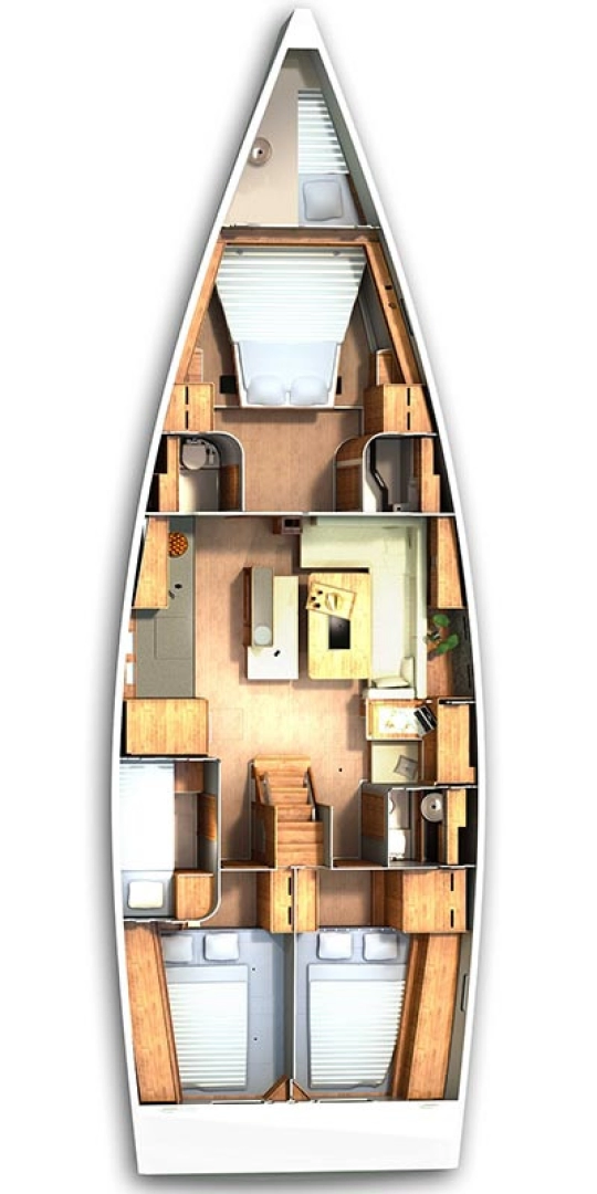 Hire Sailboat Hanse with a boat licence