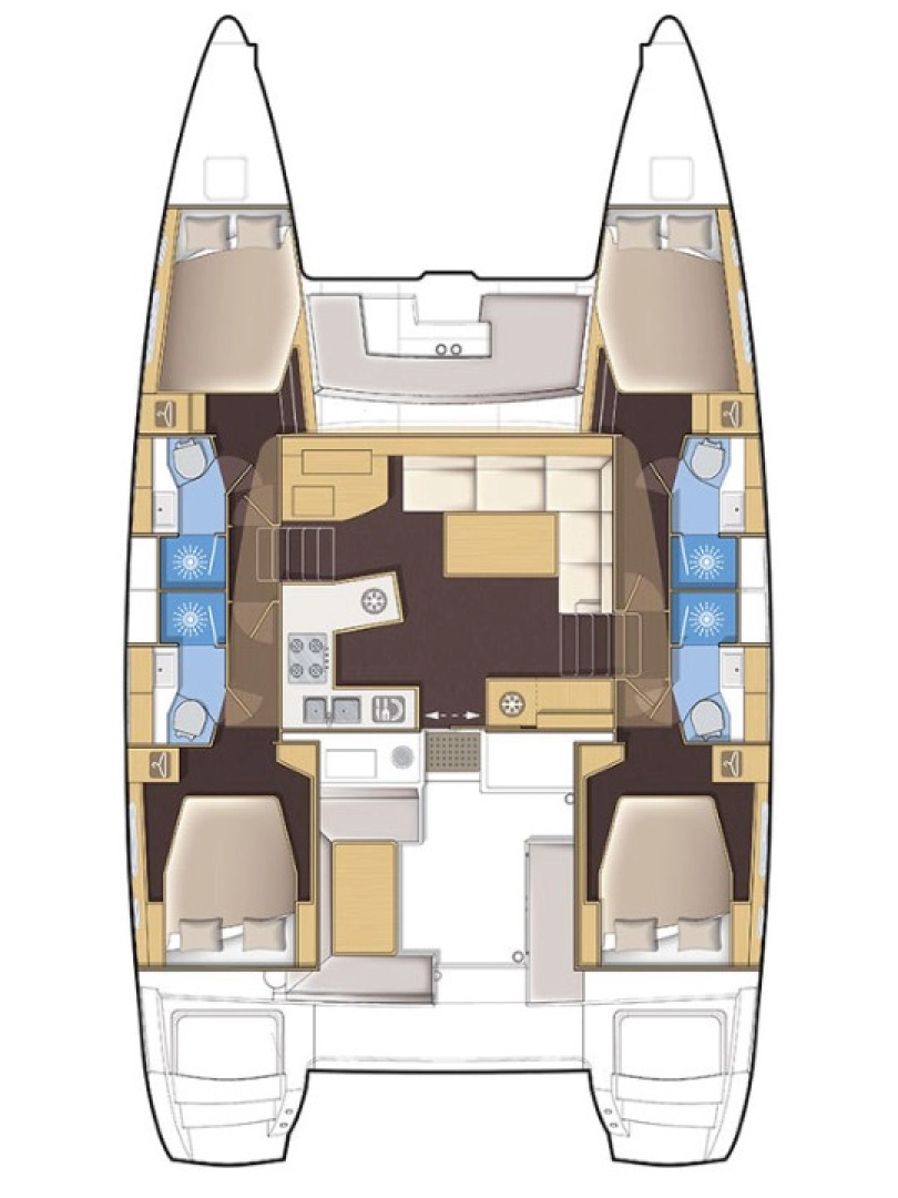 Charter a Lagoon Lagoon 450 F in Seget Donji on Samboat