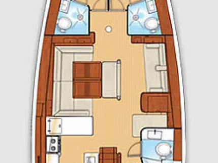 Bénéteau Oceanis 54 charter bareboat or skippered in  Pálairos