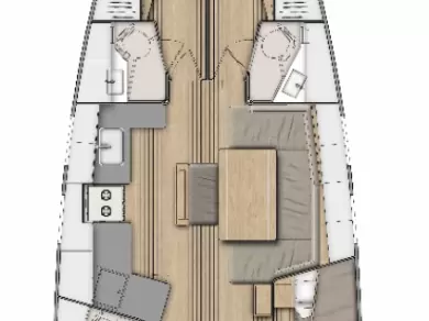 Sailboat hire in Rogač - Bénéteau Oceanis 46.1