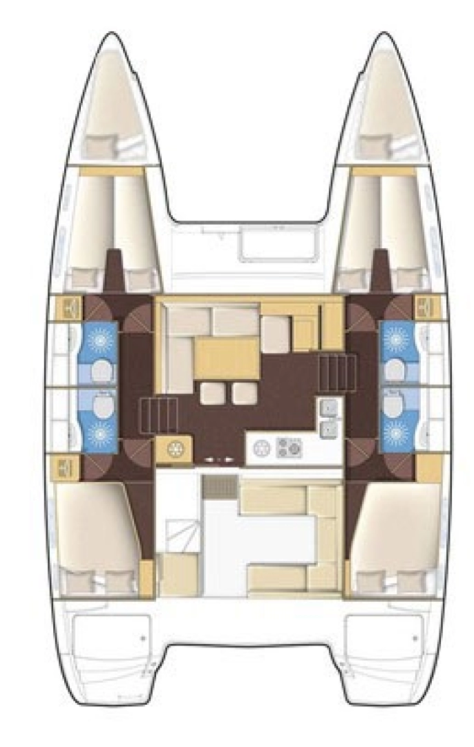 Catamaran to hire Alimos at the best price