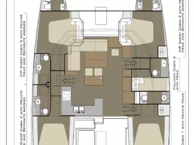 Dufour Dufour Catamarans 48 Sail charter bareboat or skippered in  Pirovac