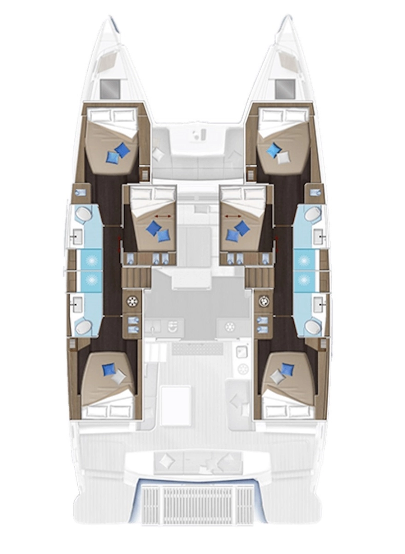 Yacht charter Trogir - Lagoon Lagoon 51 on SamBoat