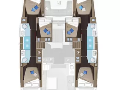 Yacht charter Trogir - Lagoon Lagoon 51 on SamBoat