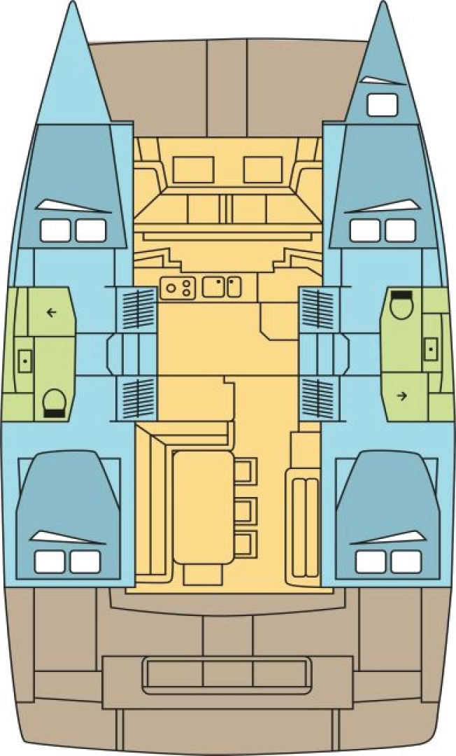 Catamaran hire in Saint Thomas - Bali Bali 4.2