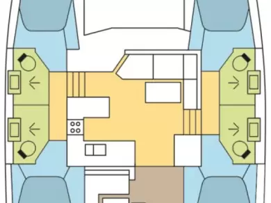 Hire Catamaran Lagoon with a boat licence