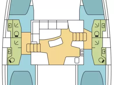 Yacht hire Olbia cheap Lagoon 42