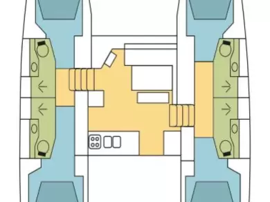 Yacht hire Le Marin cheap Lagoon 46