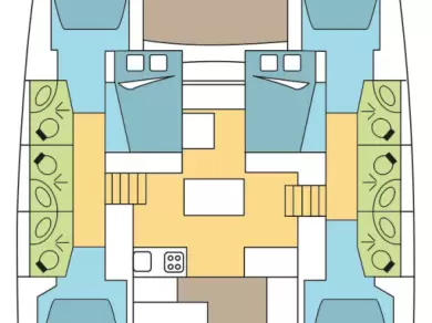 Yacht hire Parham Town cheap Lagoon 50