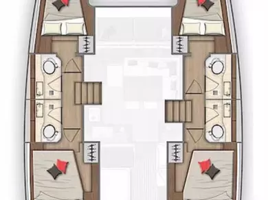 Hire Catamaran Lagoon with a boat licence