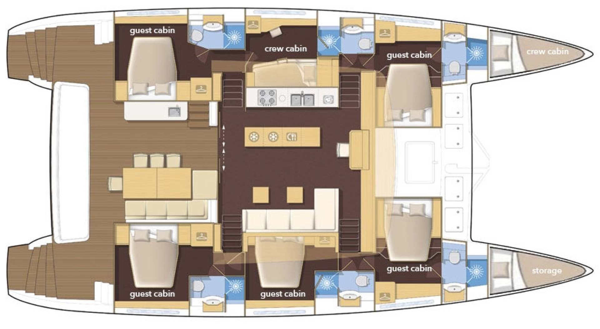 Yacht hire Split cheap Lagoon 620