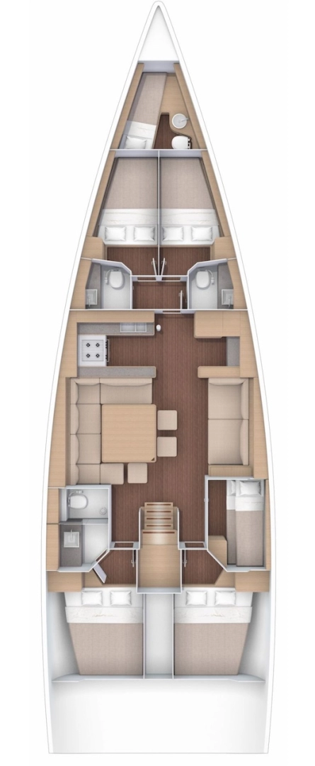 Yacht hire Mykonos (Island) cheap Dufour 560 Grand Large