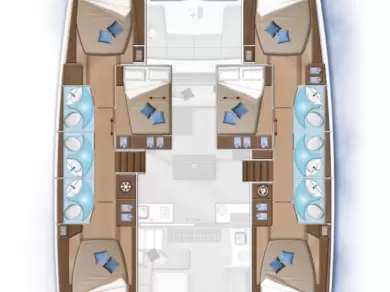 Charter a Lagoon Lagoon 50 in Alimos on Samboat