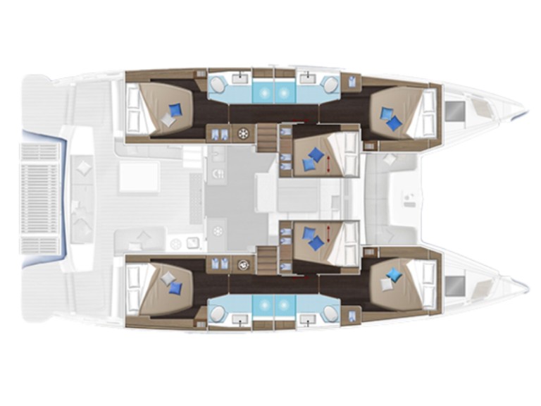 Yacht charter Lefkáda - Lagoon Lagoon 51 on SamBoat