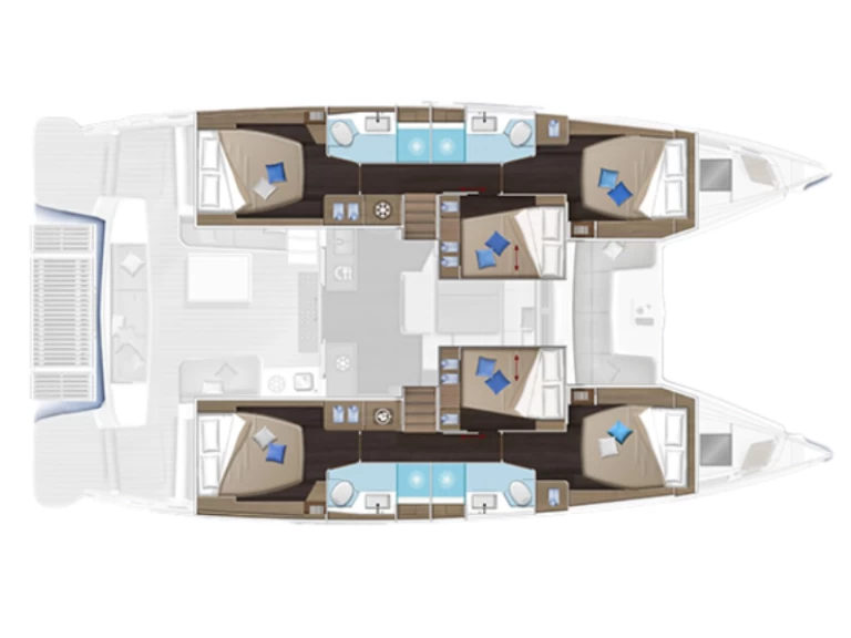 Yacht charter Lefkáda - Lagoon Lagoon 51 on SamBoat