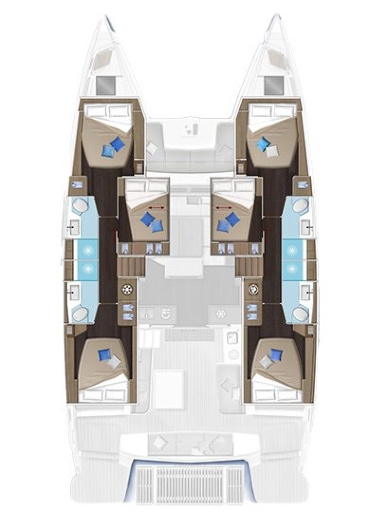 Yacht hire Alimos cheap Lagoon 51