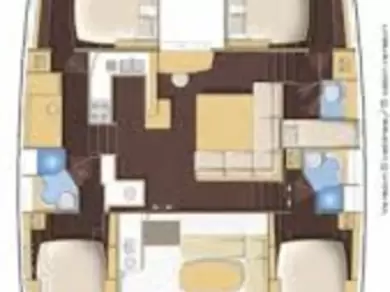 Lagoon Lagoon 500 charter bareboat or skippered in  Corazón de Jesús Island