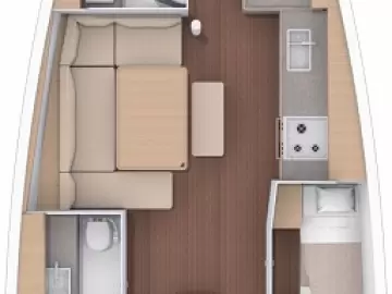 Sailboat hire in Adaköy - Dufour Dufour 430 Grand Large