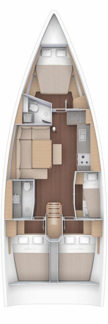 Hire Sailboat with or without skipper Dufour Ávdira