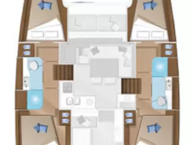 Yacht hire Bormes-les-Mimosas cheap Lagoon 40