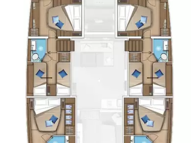 Yacht hire Ellinikó cheap Lagoon 55