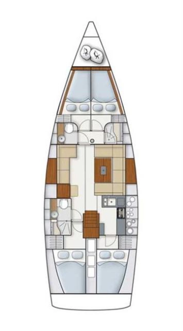 Sailboat hire in Fethiye - Hanse Hanse 445