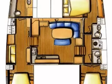 Hire Catamaran Lagoon with a boat licence