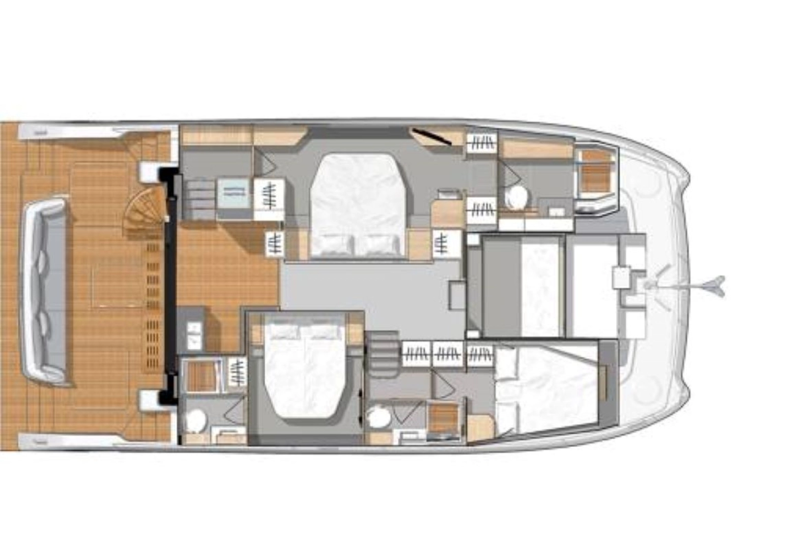 Hire Motorboat Fountaine Pajot with a boat licence