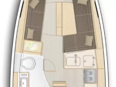 Yacht hire Marseille cheap Hanse 348