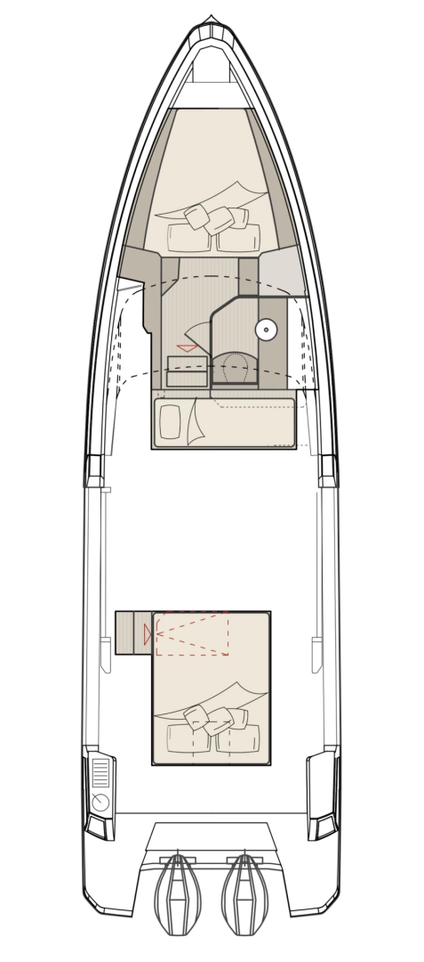 Yacht hire Sukošan cheap Saxdor 400 GTO