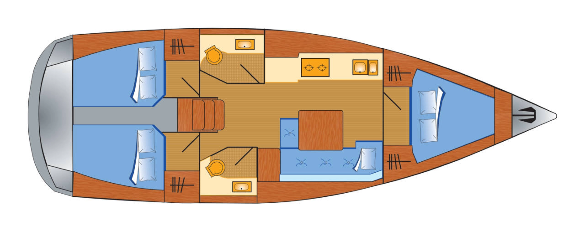 Yacht hire Flensburg cheap Dufour 382 Grand Large