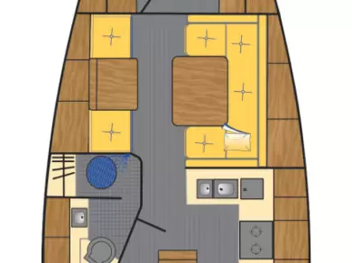 Hanse Hanse 370 charter bareboat or skippered in  Heiligenhafen