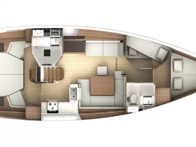 Jeanneau Sun Odyssey 44 Ds charter bareboat or skippered in  Parish of Saint George